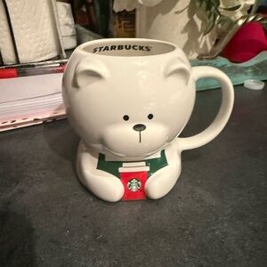 Authentic Starbucks ceramic bear mug/coffee cup